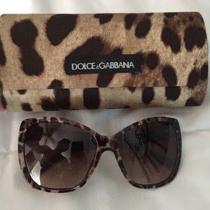 Dolce & Gabbana leopard sunglasses
